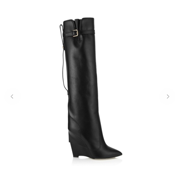 NEW Jimmy Choo Davis Knee High Boots - size 37 - Picture 6 of 11